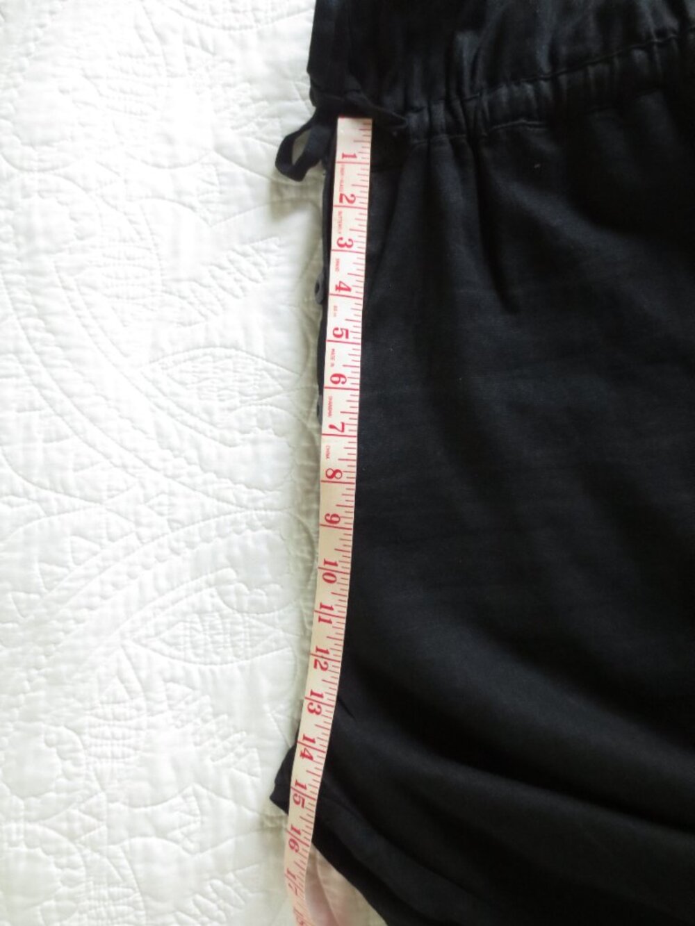 Plus Size Linen Blend Black Wide-leg Cropped Jumpsuit - Picture 9 of 11